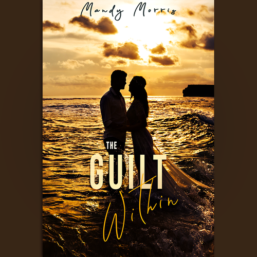 Orange book cover with the title 'The Guilt Within - Book cover'