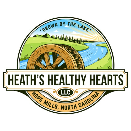 Tree logo with the title 'Heath's Healthy Hearts LLC'