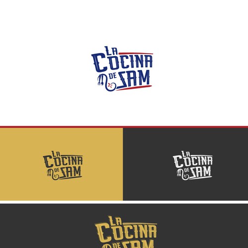 Noble logo with the title 'La cocina de sam'