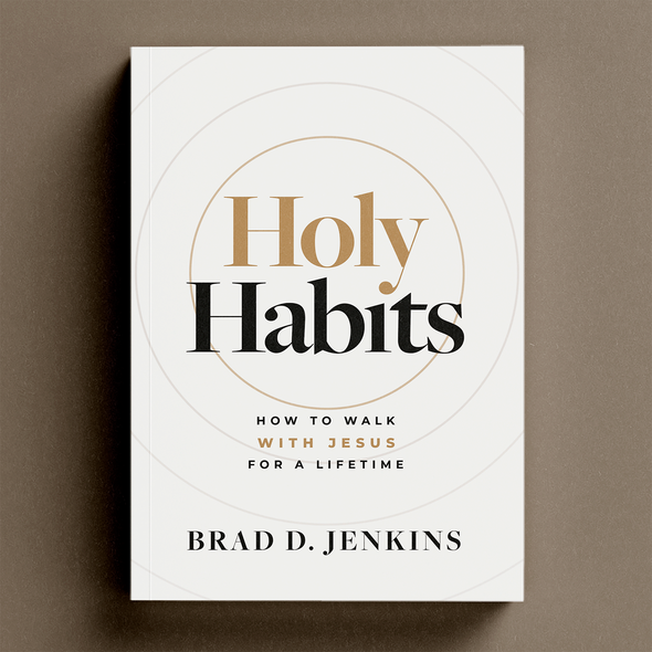 Professional book cover with the title '"Holy Habits" Book Cover Design'