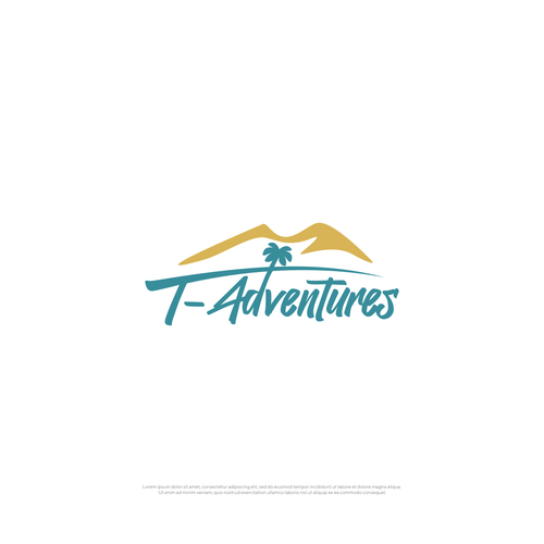 Arabian design with the title 'T adventures logo'