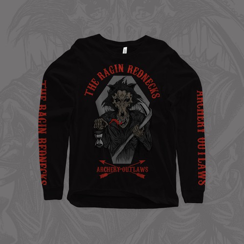 Wolf t-shirt with the title 'wolfreaper'