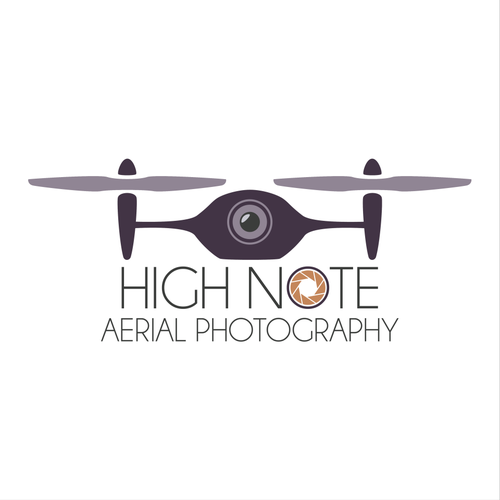 Aerial logo with the title 'Aerial Quadcopter Photography Design'