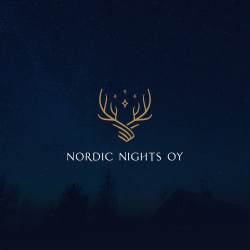 Travel brand with the title 'Logo & Brand Identity for Nordic Nights OY'