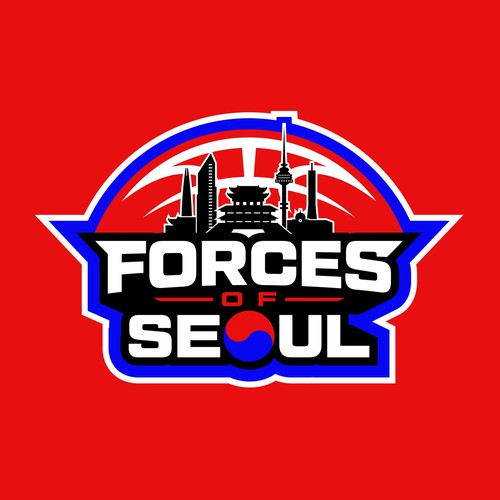 Skyline design with the title 'Winner of Forces Of Seoul Contest'
