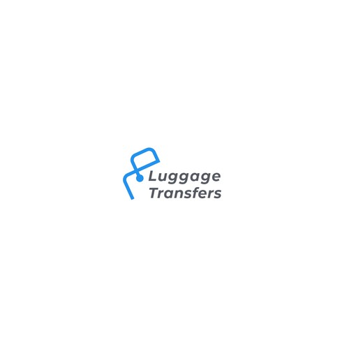 Luggage logo with the title 'Luggage Transfers logo Concept'