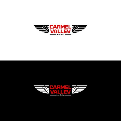 Motor logo with the title 'Caramel Valley Logo'