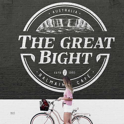 Coffee brand with the title 'Proposal for The Great Bight Café'
