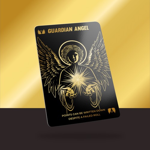 Playing card design with the title 'Fortuna Card Game Design'