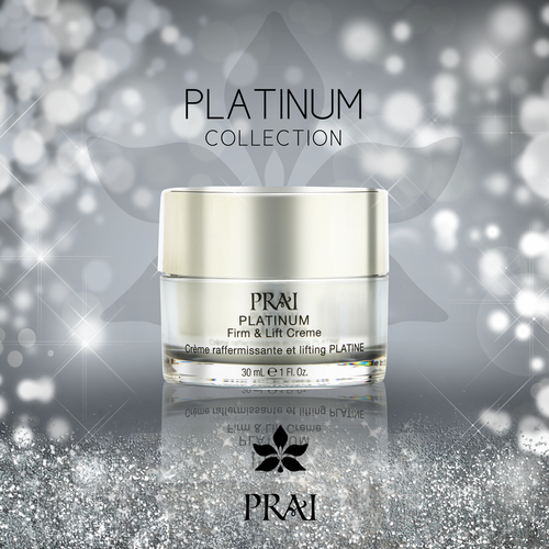 Sparkle design with the title 'Elegant cosmetics advertisement'