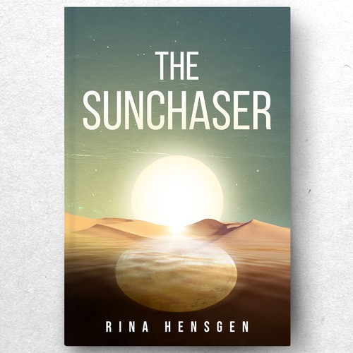 Poetry book cover with the title 'THE SUNCHASER'