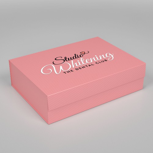 Girly packaging with the title 'Pink Box'
