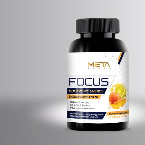 Energy label with the title 'Energy supplement'