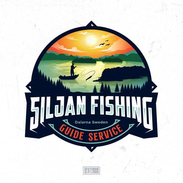 Create a modern fishing apparel logo design by Romaguera_camro