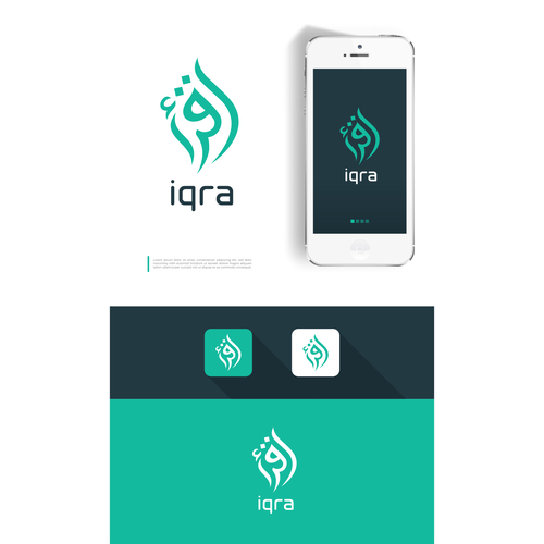 App icon logo with the title 'Iqra logo'