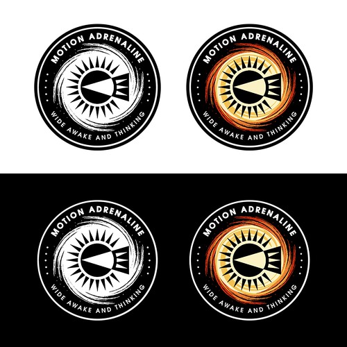 Patch design with the title 'Motion Adrenaline Patch Design'