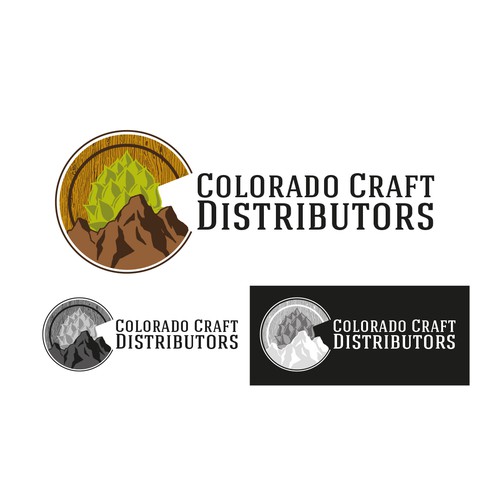 Beer brand with the title 'Logo for Craft Beer and Spirits Distributors'