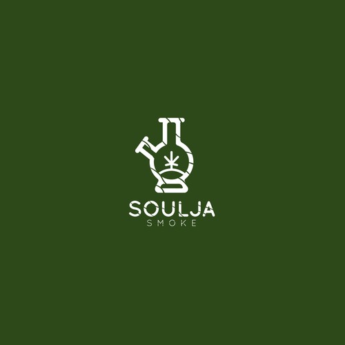 Hemp oil logo with the title 'Soulja Smoke'