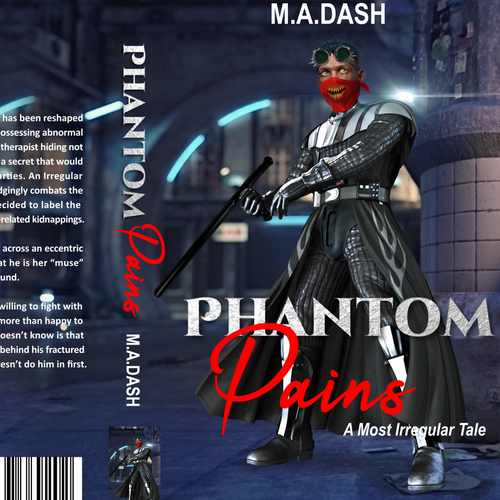 Futuristic book cover with the title 'Psychological Thriller '