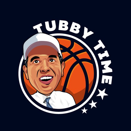 Team logo with the title 'Basketball Hall of Famer Coach Logo'