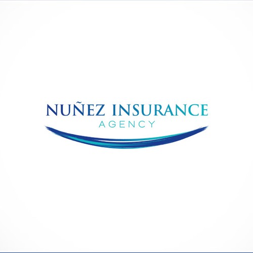 Brush stroke logo with the title 'Nunez Insurance'