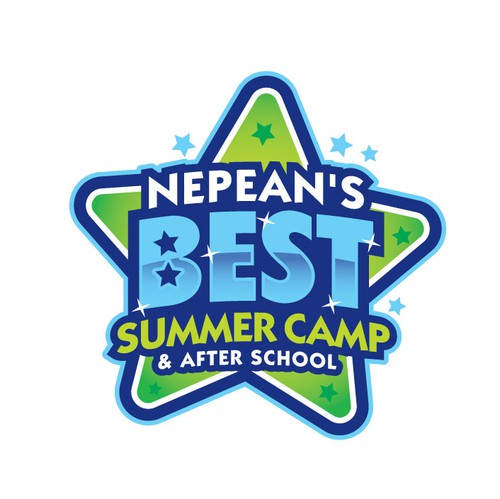 Summer camp design with the title 'NEPEAN'S BEST SUMMER CAMP'