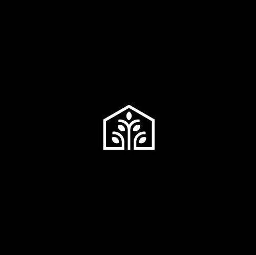 Branch logo with the title 'House and Plant Logo'