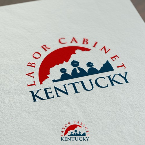 Politics logo with the title 'Logo oncept for Kentucky Labor Cabinet'
