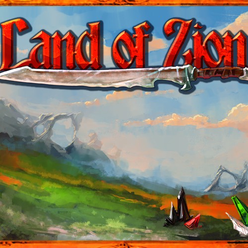 Digital artwork with the title 'Fantasy Land'