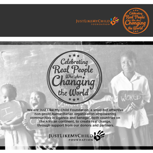 NGO logo with the title 'Logo for non-profit foundation'