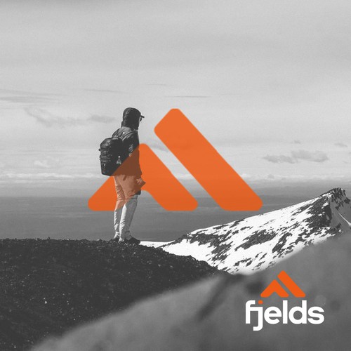 Clothing logo with the title 'Logo concept for outdoor clothing brand'