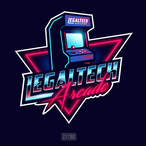 Classic Arcade Video Game Logos of the 90's - Logo Design