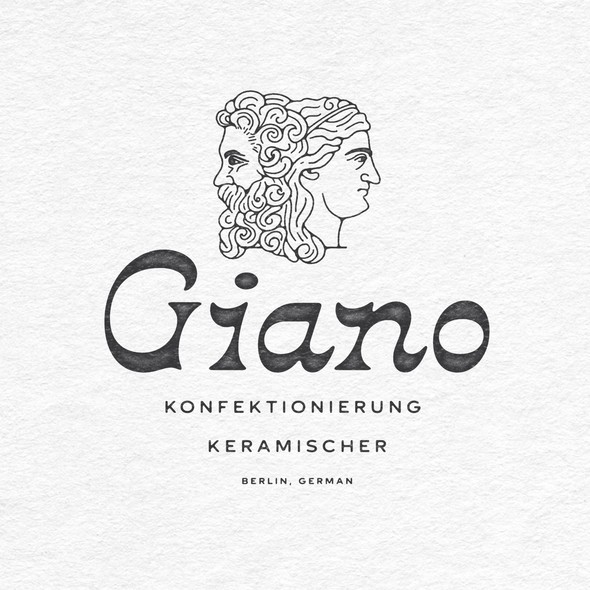 Retro logo with the title 'Vintage Logo For Giano'