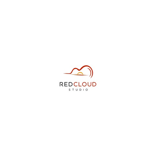 Voice logo with the title 'Concept for Red Cloud Studio'