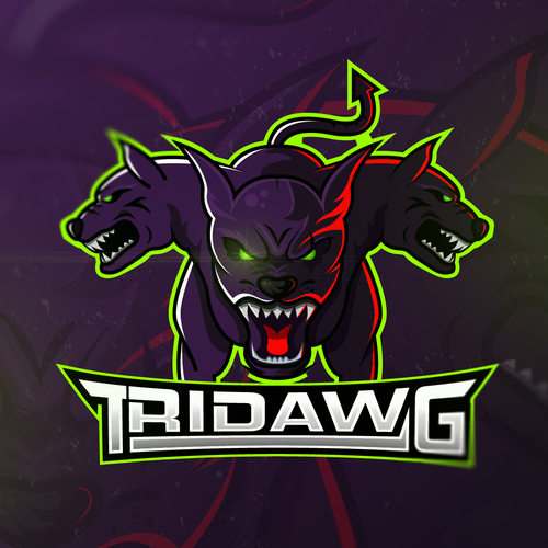 Evil design with the title 'mascot-logo for a video gamer'