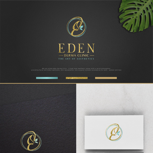 Luxury design logo with the title 'Aesthetics Logo'