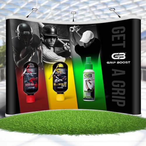 Booth design with the title 'Tradeshow booth design'