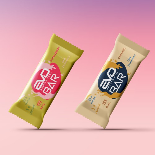 Protein packaging with the title 'Protein bar'