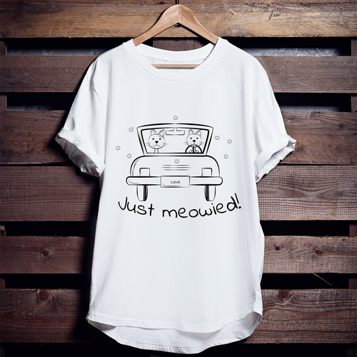 Cat t-shirt with the title 'Cat T-shirt'