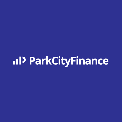 Creative brand with the title 'ParkCity Finance Logo Design'