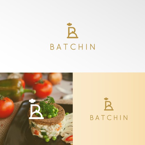 Culinary logo with the title 'Batchin 1'