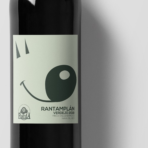 Spanish label with the title 'Spanish wine label'