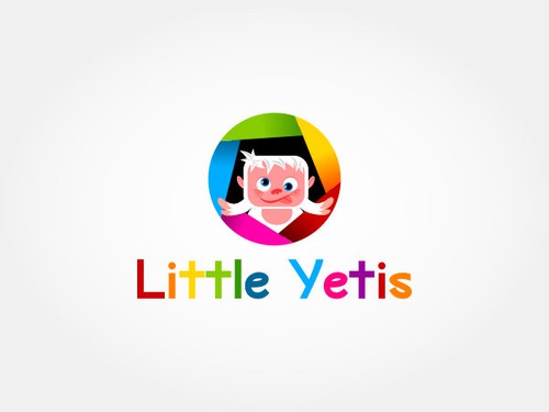 Yeti logo with the title 'Create the next logo for Little Yetis'