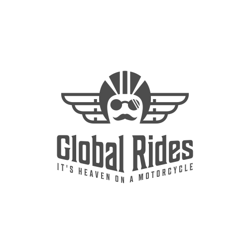 Motorcycle design with the title 'man use helmet with a bandage wings'