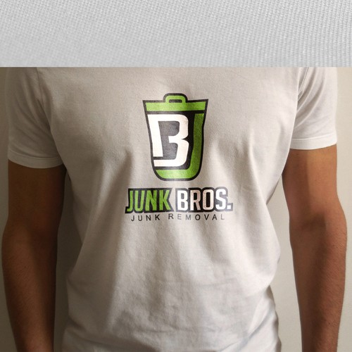 Presentation logo with the title 'Junk Bros'