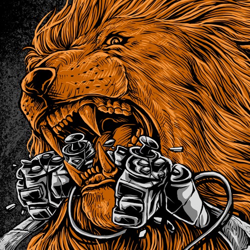 Lion t best sale shirt design