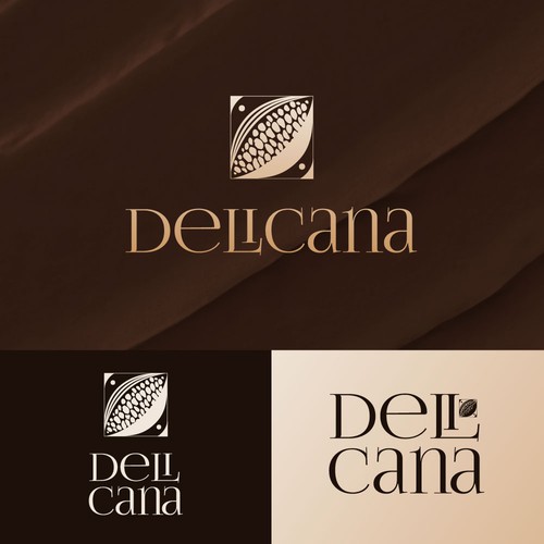 Chocolate brand with the title 'Delicana'