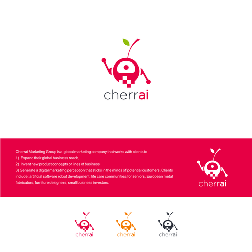 Cherry logo with the title 'cherry robot'