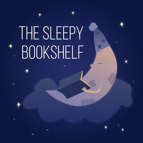 Moon artwork with the title 'Sleeping moon'