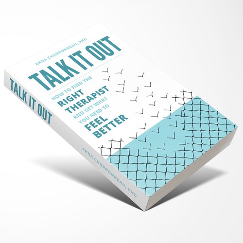 Psychology book cover with the title 'Clean Design with freedom concept.'